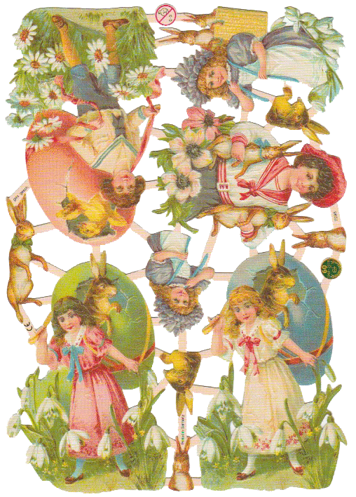 Rabbit & Children EF Scraps