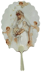 Bride w/Cupid Fan Greeting
