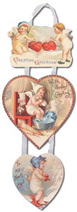 With Fondest Greetings Valentine Greeting Ribbon