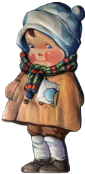 Winter Boy in Hat Card