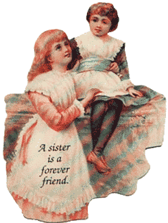 A Sister is a Forever Friend Magnetic Verse Card