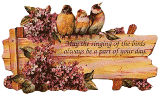 May the Singing of the Birds Magnetic Verse Card