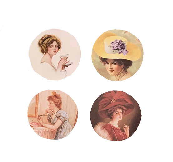 Victorian Ladies 2 Mirror