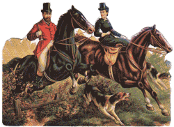 Fox Hunt Note Card