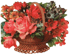 Basket of Flowers Note Card