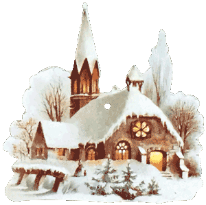 Church w/Steeple Ornament