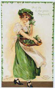 Shamrock Postcard