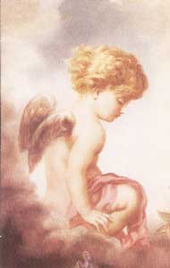 Cherub w/Wings Postcard