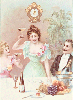 Lady Giving a Toast