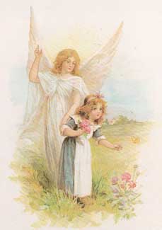 Guardian Angel in Meadow