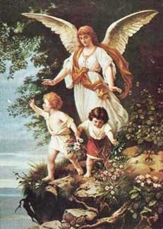 Angel & Children by Cliff