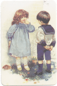 Boy & Girl Verse Card